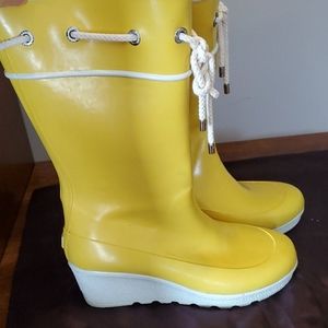 Sperry Tall Wedge Rainboots